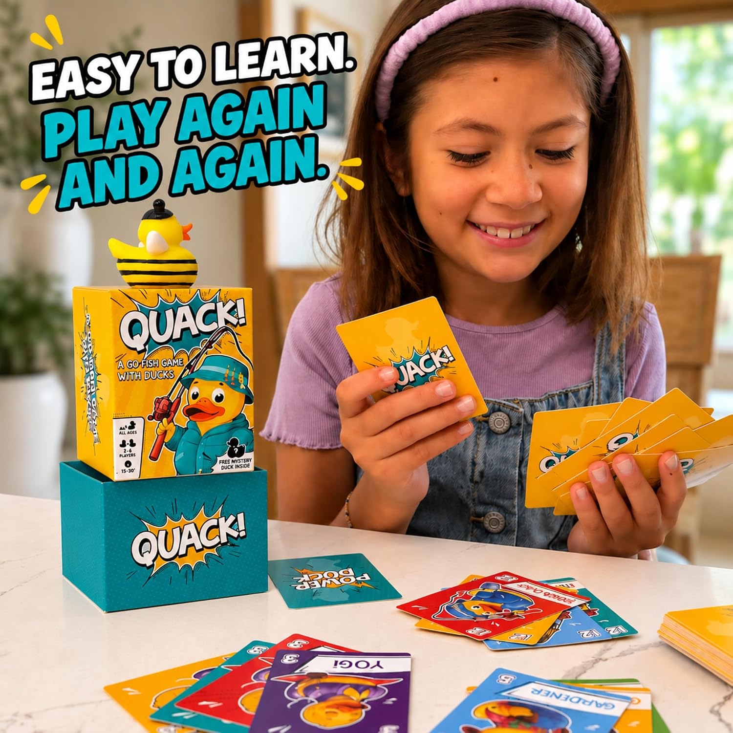 QUACK duck character cards